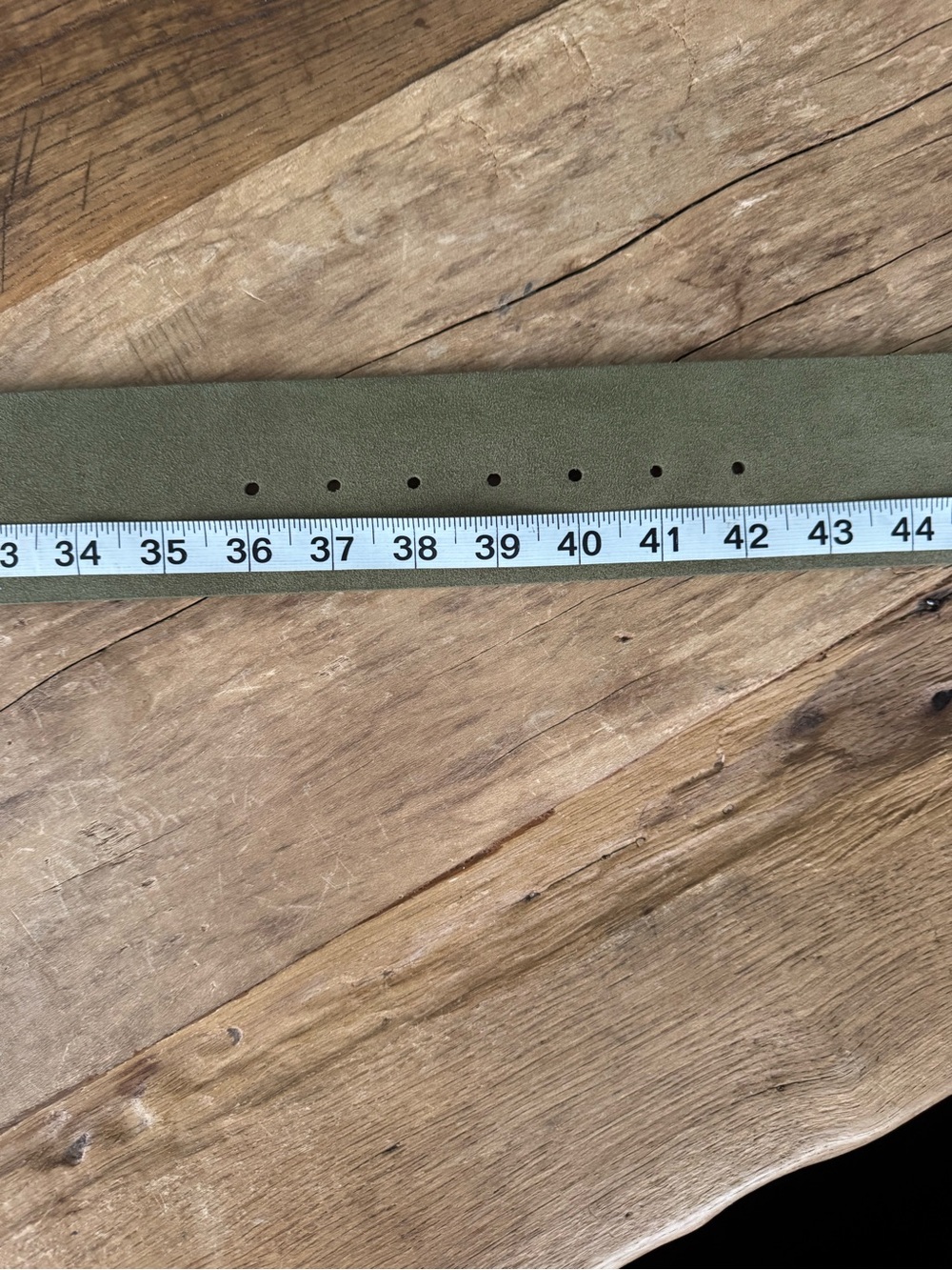 NWT Free People Olive Green Suede Hex Hip Belt ~ Size Medium / Large 🫒 - Picture 7 of 7